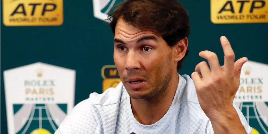 Rafael Nadal verkündet seinen Verzicht auf das Turnier in Paris im Oktober.