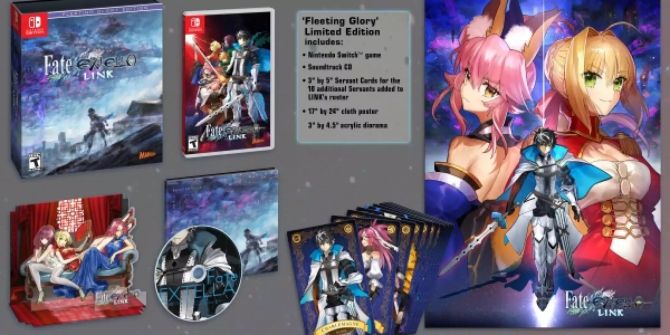 Die Fate/Extella Link Fleeting Glory Edition.