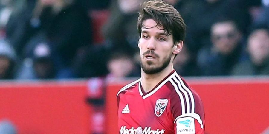 Fussballer Romain Bregerie bei einem seiner Einsätze für den FC Ingolstadt.