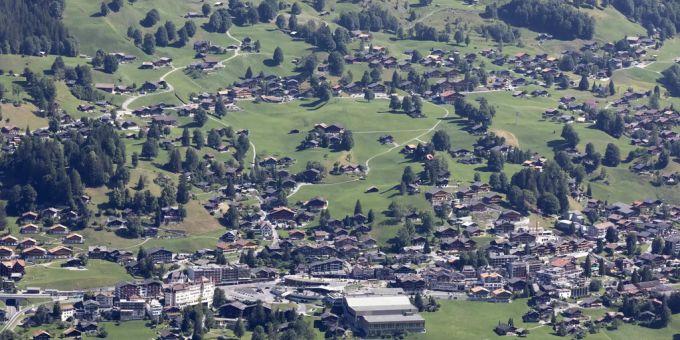 Dorf Grindelwald im Juli 2018 - Keystone Dorf Grindelwald im Juli 2018 - Keystone