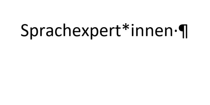 Der Gender-Stern kommt wohl noch lange nicht in den Duden. Sprachexperti*innen