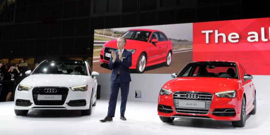 Audi-Manager Scott Keogh auf einer Autoshow in Los Angeles.