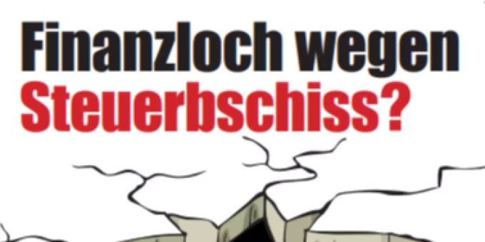 Der Kanton Bern will Unternehmen steuerlich nicht entlasten. Plakat zu den Abstimmungen.
