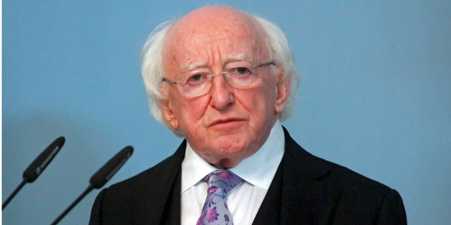 Irlands Präsident Michael D. Higgins.