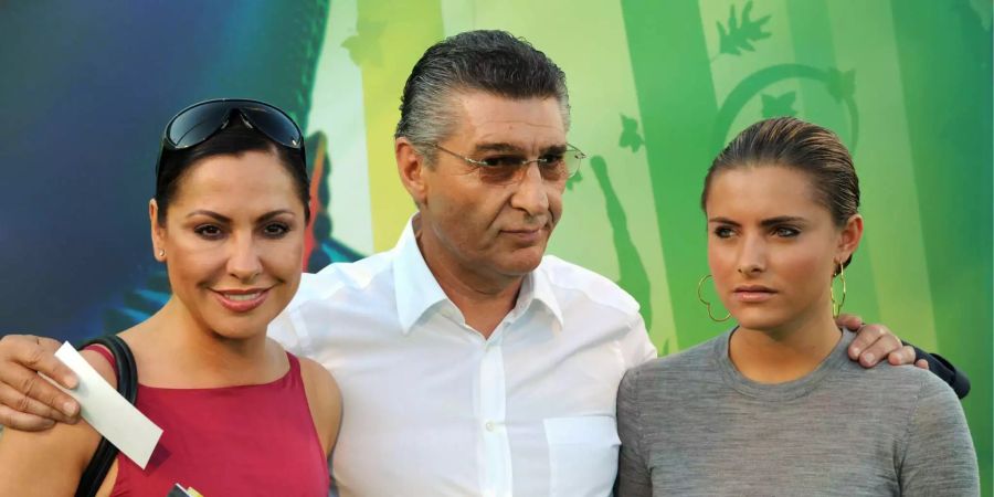 Rudi Assauer mit Simone und Sophia Thomalla