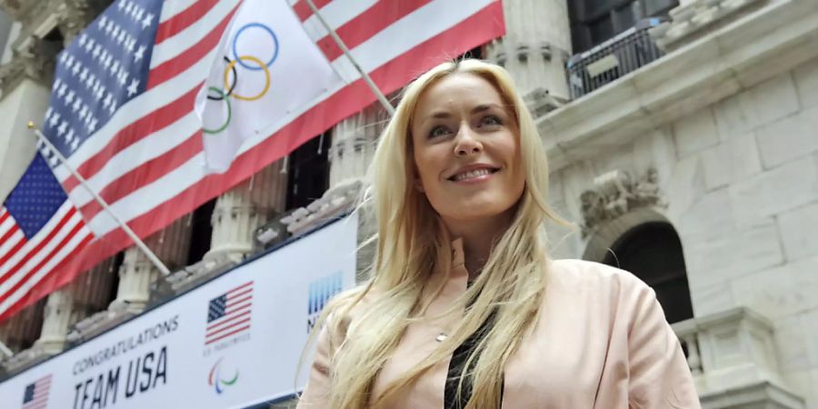 Lindsey Vonn im März 2018 in New York