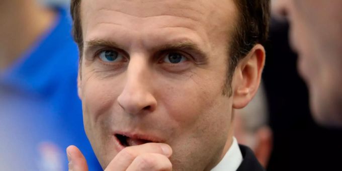 Emmanuel Macron reist nicht nach Davos GR. Emmanuel Macron, Präsident Frankreich.