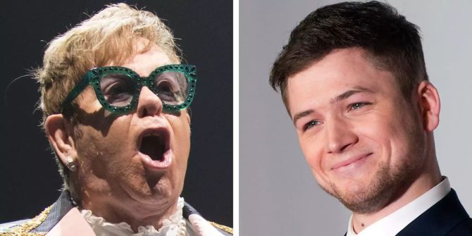 Elton John und Taron Egerton