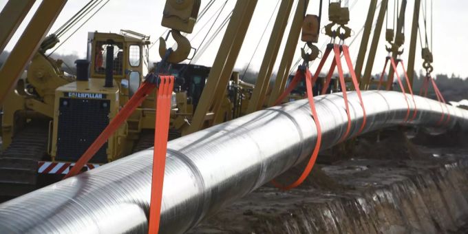 Eine Erdgas-Pipeline (Symbolbild). erdgas preis