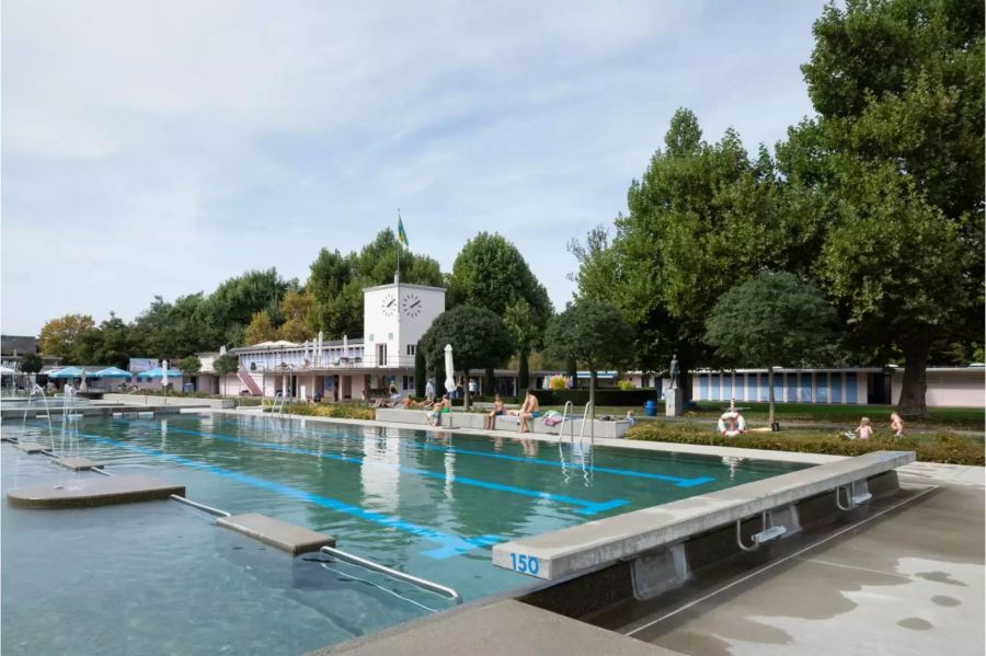 Das öffentliche Schwimmbad Langenthal