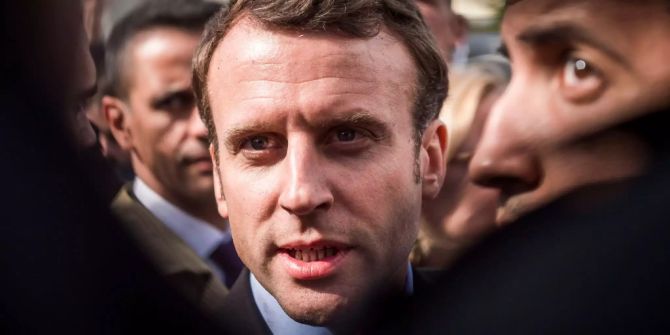 Emmanuel Macron, Präsident Frankreich.