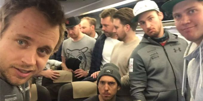 Kein Flug nach Schweden für Mauro Caviezel, Carlo Janka und Co. Mauro Caviezel