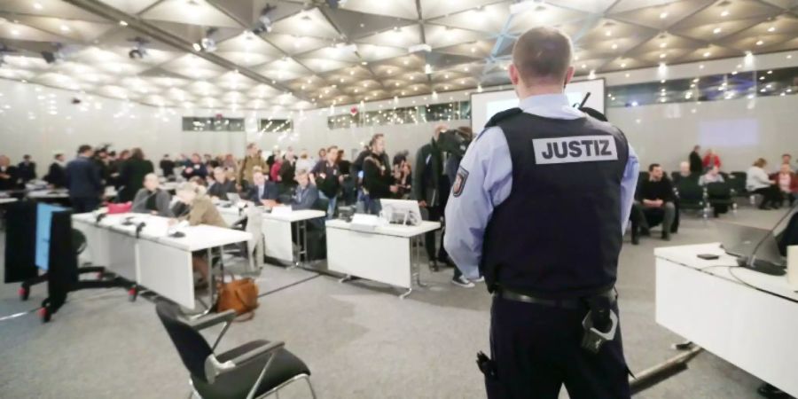 Loveparade-Verhandlungssaal in der Düsseldorfer Messe