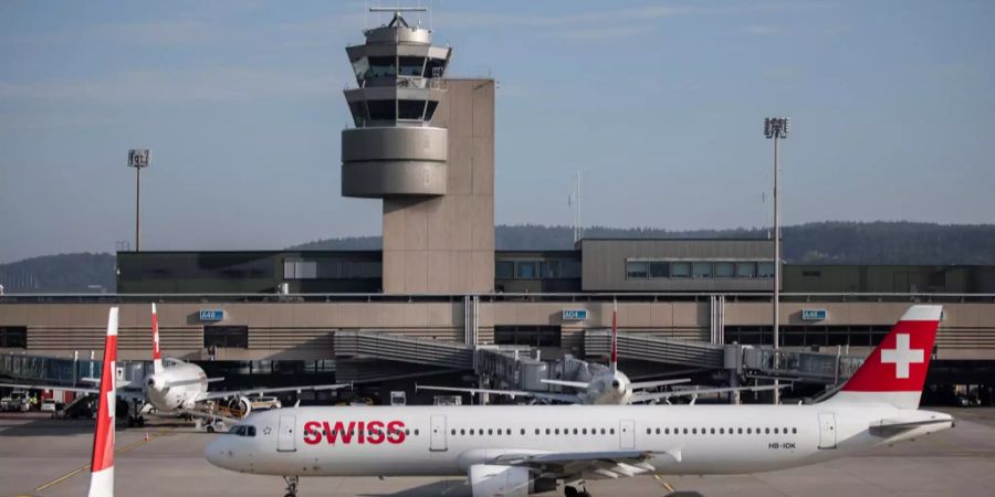 Der Flughafen Zürich.