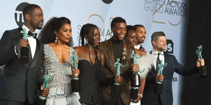 Das Team von «Black Panther» gewinnt bei den Filmpreisen. Das Team von «Black Panther»