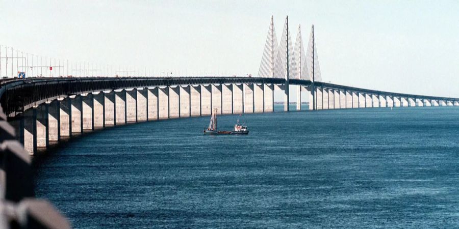 Die Öresundbrücke zwischen Dänemark und Schweden.