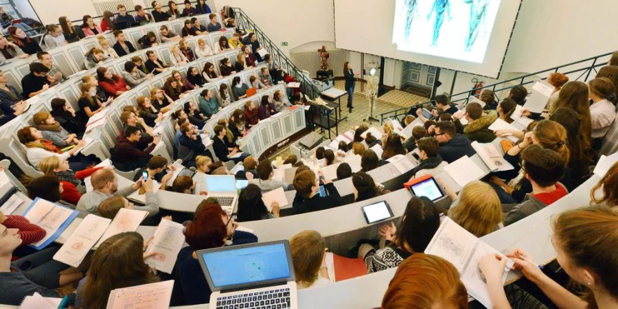 Studenten aus Frankreich protestieren gegen die neue Hochschulreform. (Symbolbild)