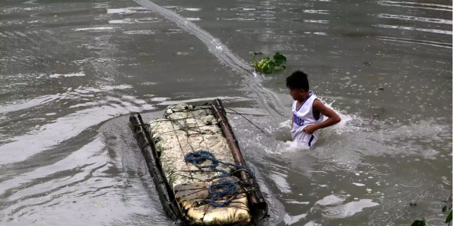 Der Sturm «Tembin» richtete auf Mindanao Verwüstung an.