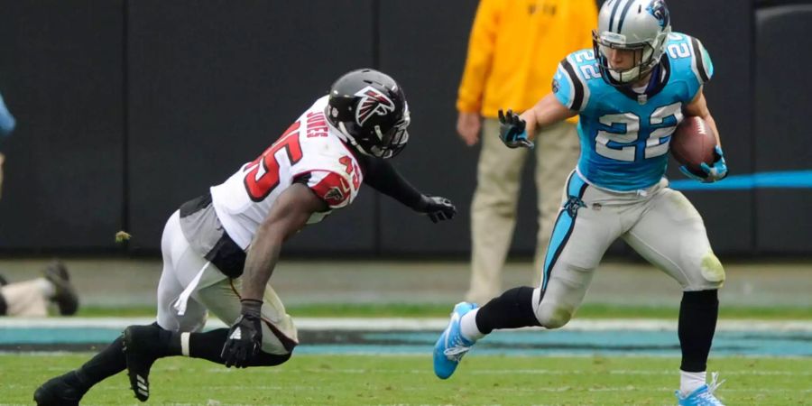 Bittere 17:20-Niederlage im Division-Duell gegen die Carolina Panthers: Die Falcons verlieren damit den Anschluss an die Saints. Besonders ärgerlich: Julio Jones vergibt einen einfachen Catch.