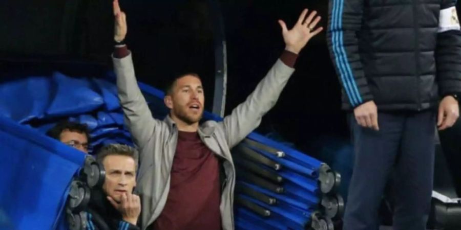 Sergio Ramos betrat nach dem Spiel gegen Juve unerlaubterweise den Innenraum.