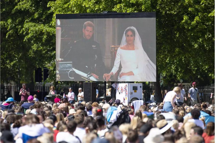 Millionen verfolgten die Hochzeit live.