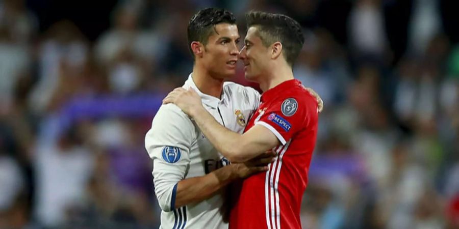 Am Dienstag steigt im Champions League-Halbfinal die erste Begegnung im Duell der Tormaschinen Robert Lewandowski und Cristiano Ronaldo.