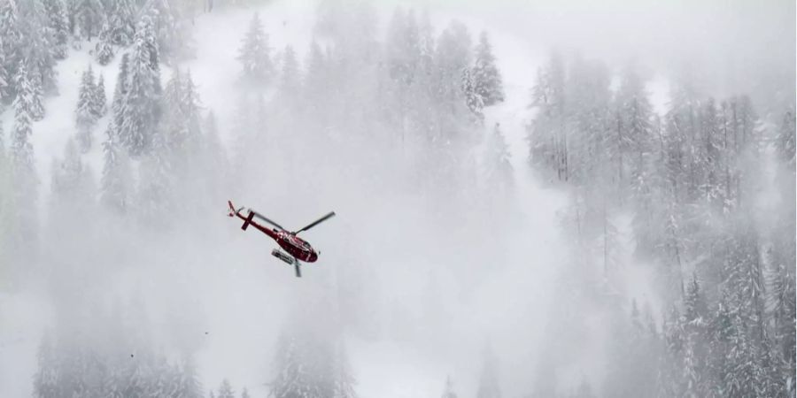 Auch die Air-Zermatt war im Rahmen des Unfalls im Einsatz.