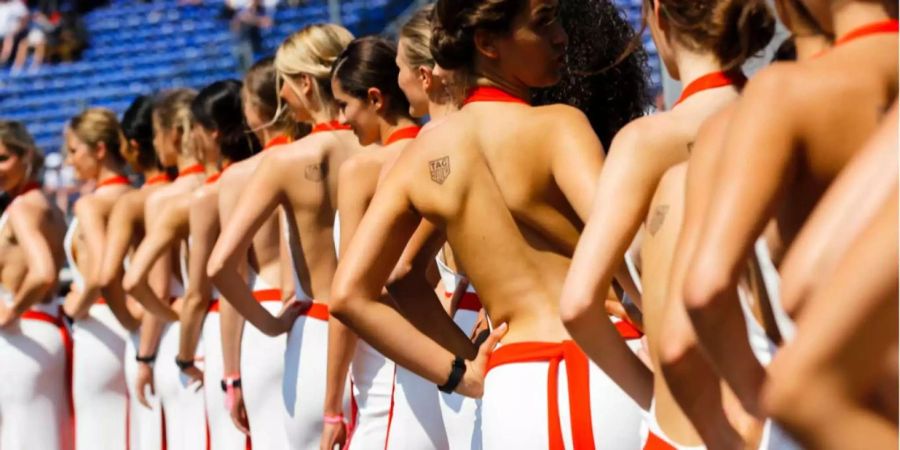 Die Grid Girls beim letztjährigen GP in Monaco.