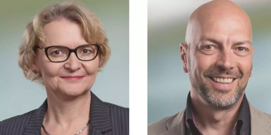 Treten zusammen aus dem kantonalen SP-Vorstand zurück. Präsidentin Ursula Marti und Vize-Präsident Roberto Bernasconi.