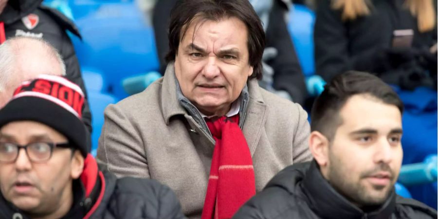 An der Uefa-Sperre wird Sion-Boss Christian Constantin keine Freude haben.