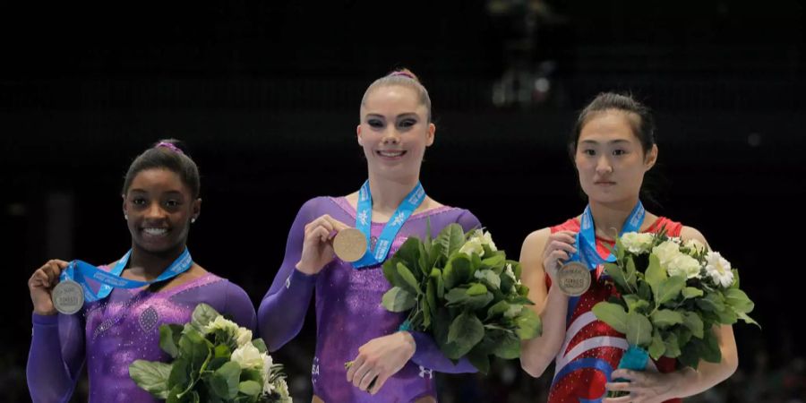 Maroney gewann an der WM 2013 im Sprung die Goldmedaille.