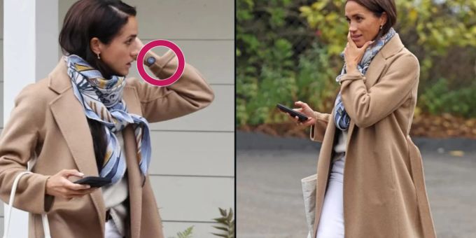Weil Harry weg ist? - Meghan Markle trägt Anti-Stress-Pflaster