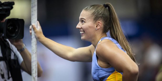 Angelica Moser belegt in Zürich den 4. Platz. Angelica Moser Weltklasse Zürich
