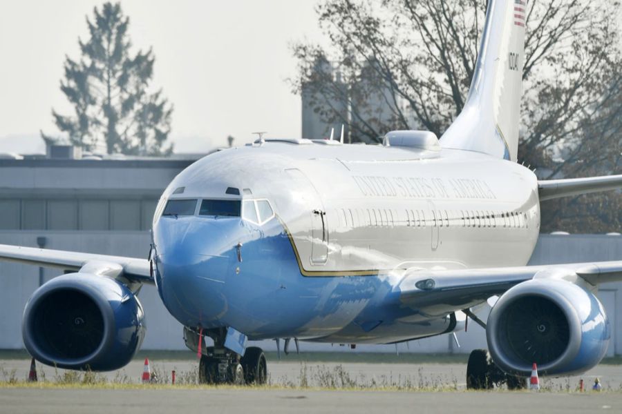 Die C-40 (Boeing 737) der US Air Force ist eine Regierungsmaschine des US-Militärs.