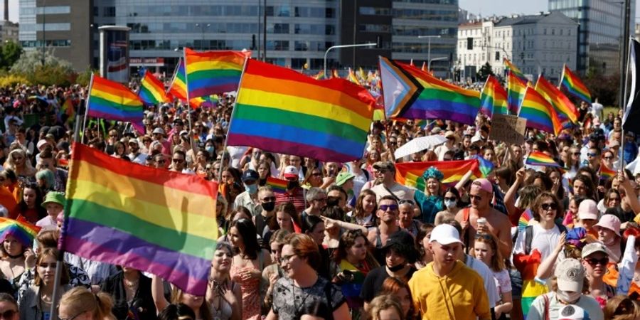 Pride-Parade in Warschau 2021