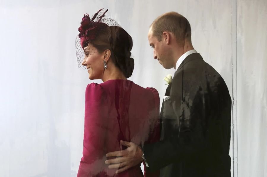 Kate und William erfuhren die Baby-News ebenfalls erst an Eugenies grossem Tag.