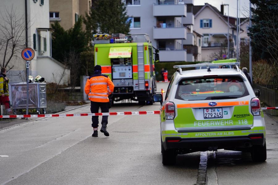 Zwei Passanten, die ihr zu Hilfe eilten, wurden zur Kontrolle mit Rettungswagen in ein Spital gebracht.