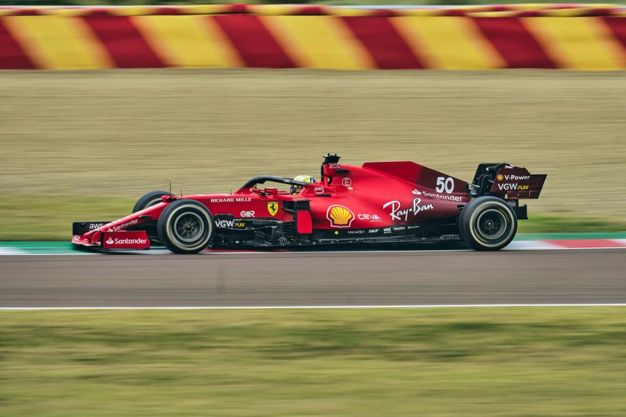 Oliver Bearman beim Test für Ferrari in Fiorano.