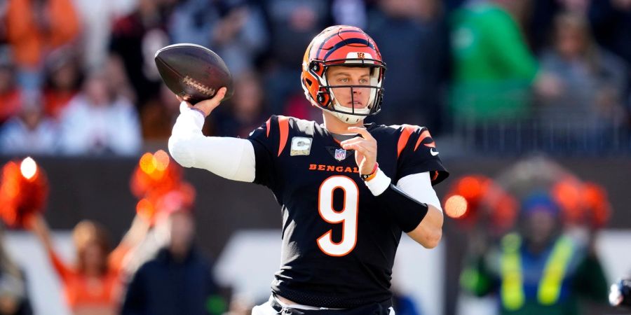 Bengals-Quarterback Joe Burrow fällt für den Rest der Saison aus.