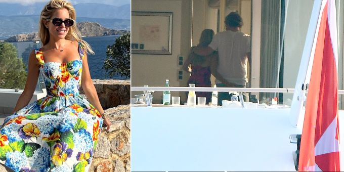 Ihres Milliardärs - Hier vergnügt sich Sylvie Meis auf der Luxus-Yacht