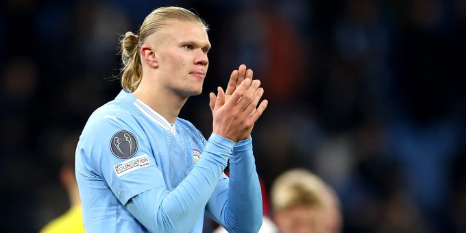 Manchester City muss vorerst auf Erling Haaland verzichten. Manchester City Erling Haaland