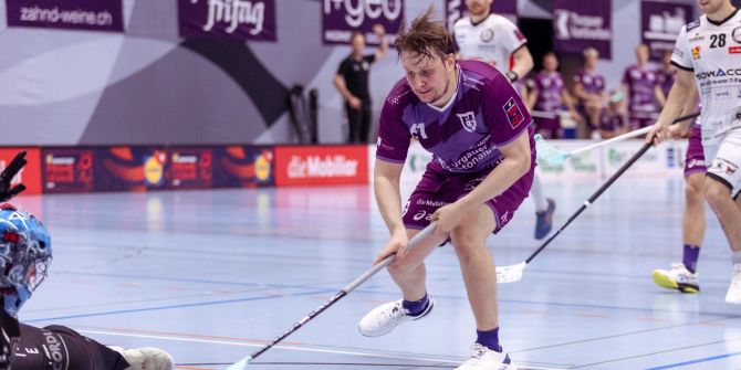 Spiel Floorball Thurgau gegen Unihockey Basel Regio am 1. Oktober 2023