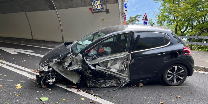 Verkehrsunfall auf der Axenstrasse