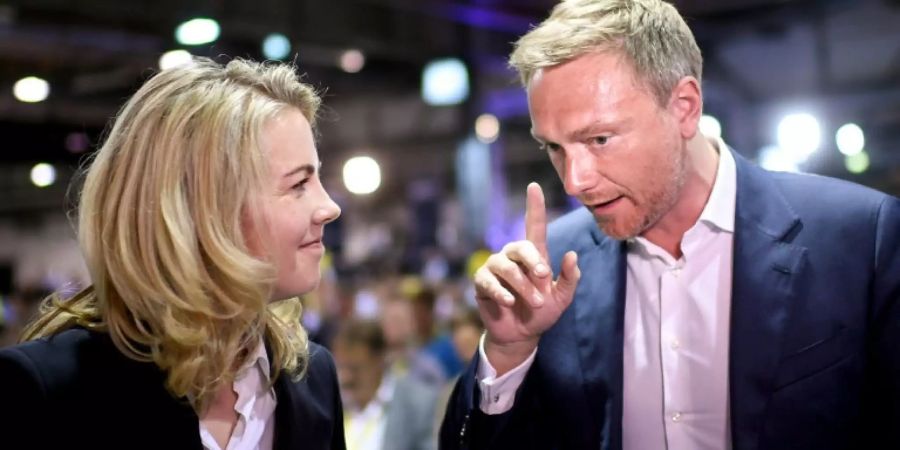 Linda Teuteberg und Christian Lindner