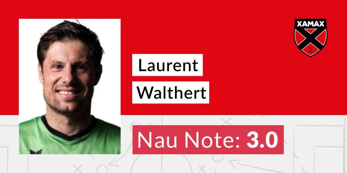 Die Nau-Note für Laurent Walthert von Xamax Walthert Laurent von Xamax