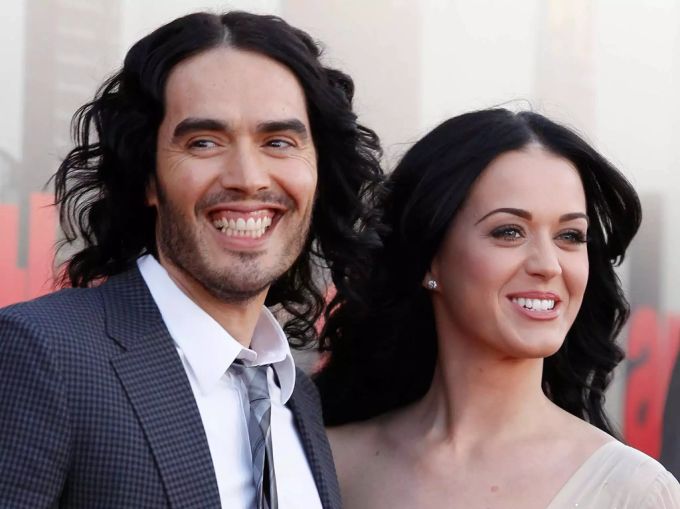 Russell Brand mit seiner Ex-Frau Katy Perry. russell brand