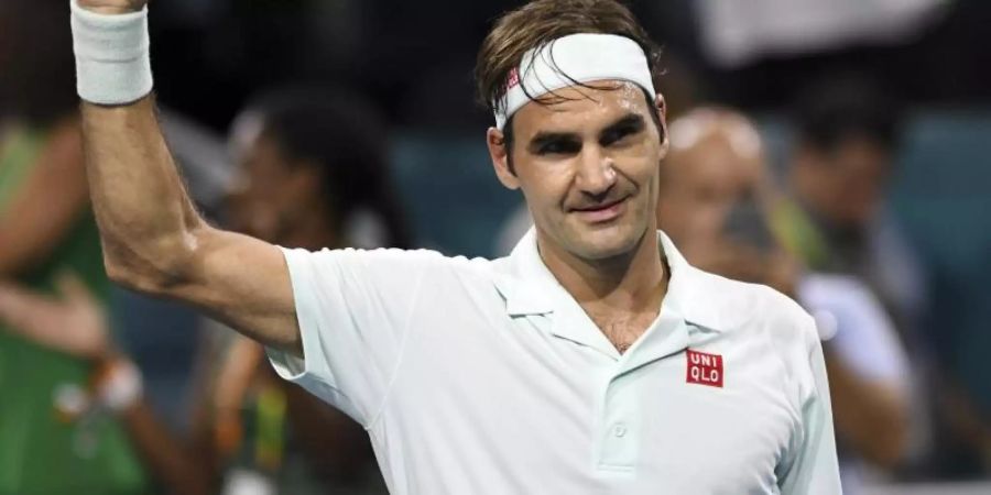Im Finale von Miami holte sich Roger Federer seinen 101. Fitel. Foto: Jim Rassol/AP