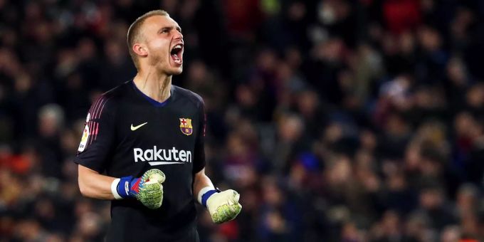 Jasper Cillessen im Tor von Barcelona. Der Niederländer wechselt zum FC Valencia. Jasper Cillessen