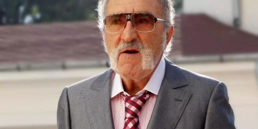 Feiert am 9. Mai seinen 80. Geburtstag: Ion Tiriac, ehemaliger Tennisprofi und Manager. Foto (Archiv): Robert Ghement/EPA Foto: Robert Ghement