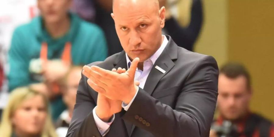 Trainer Denis Wucherer hat alle mit den Würzburgern alle Chancen das Finale im Europe Cup zu gewinnen. Foto: Foto Huebner